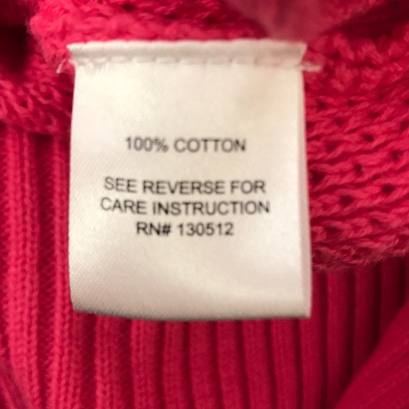 One7six Women’s sweater pink medium turtleneck - Picture 8 of 8